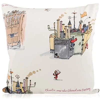 Image of 45cm Roald Dahl Charlie and the Chocolate Factory Filled Cushion