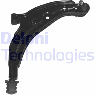 Image of 545004F102, 545004F105 Suspension Arm DELPHI TC734 with ball joint Front Axle Right, Lower Control Sheet Steel NISSAN: MICRA 2