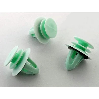 Image of Auto Trim Clips 6Y0867260 Panel Clip Fasteners 10 Pieces Green