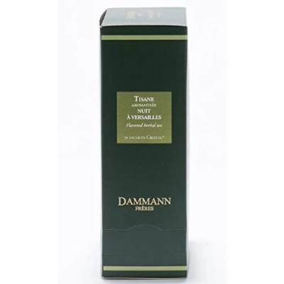 Image of DAMMANN FRERES Green Tea Nuit à Versailles 24 Wrapped envelopped Bags