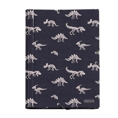 Image of Miquelrius T Rex Collection A4 250 x 340 20mm Rigid Cardboard Folder with Rubber Closure