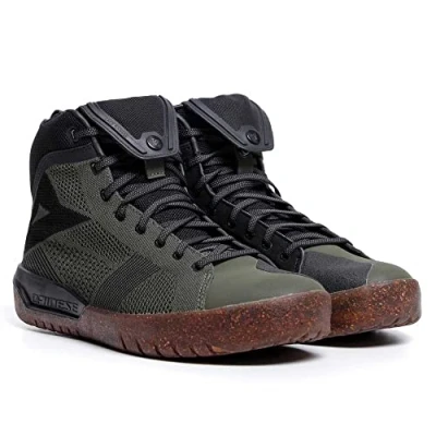 Image of Dainese Men&#039;s Metractive Air Shoes Motorcycle Boot, Grape Leaf/Black/Natural Rubber, 7.5 UK