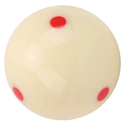 Image of VGEBY DotSpot Cue,57.2mm Practice Cue Ball Pool Standard Training (Red dot) Recreationball Billiards With Red Dots Billiard Balls
