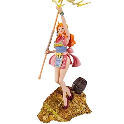 Image of Bandai Tamashi Nations One Piece Nami WT100 Commemorative Eiichiro Oda Illustration DAIKAIZOKU HYAKKEI, Spirits Figuarts ZERO