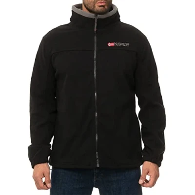 Image of Geographical Norway Mens Fleece Jacket Tamazonie Men Black M
