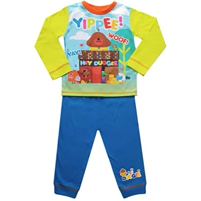 Image of Boys Hey Duggee Pyjamas Squirrel Dog Character Nightwear (18 24 Months, Woof)