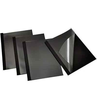 Image of RAYSON Thermal Binding Cover, 2mm, 15 Sheets Capacity, A4, Black, Pack of 25