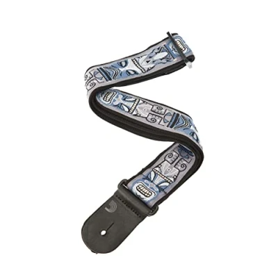 Image of D&#039;Addario Accessories Guitar Strap Electric Strap, Acoustic &amp; Bass Woven Tiki