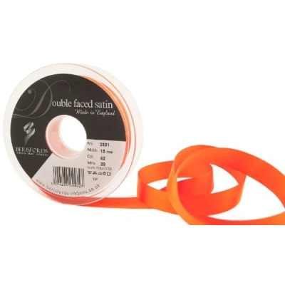 Image of Berisfords Ribbon, 42 Orange Delight, 20 m