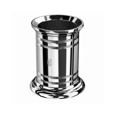 Image of El Casco M654 Pen and Pencil Pot Shiny Chrome