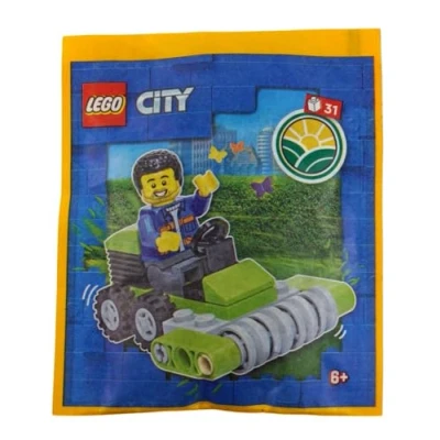 Image of LEGO City: City Worker with Lawn Mower (Ages 6+)