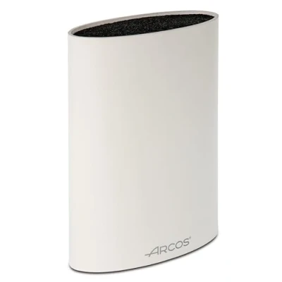 Image of Arcos Blocks Universal Block to Knives Until 20 cm (8&quot;) Made of Thermoplastic Elastomer 220 x 160 65 mm (9x6x2.5 inches) White Color