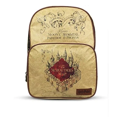 Image of Harry Potter TYVEK Material Marauders Map Backpac, Multicoloured, one Size, 5055437926381