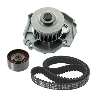 Image of VKMA02209, VKPC82251 Water Pump + Timing Belt Kit SKF VKMC 02209 125 Plastic FIAT: Panda II Hatchback