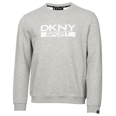 Image of DKNY Mens South Street Sweater Silver Marl S