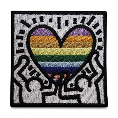 Image of Pride Heart Art Iron on Patch Patches, Patch, Embroidery ironable Badges Finally Home