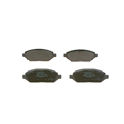 Image of 42349235 Brake pad set BOSCH 0 986 424 842 Low Metallic with integrated wear sensor VAUXHALL: Viva
