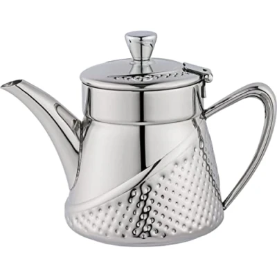 Image of Cafe Olé AHT 035 Tea Pot, Stainless Steel, Silver