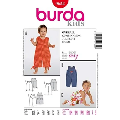 Image of Burda Patron de Couture B9652 19 x 13 cm