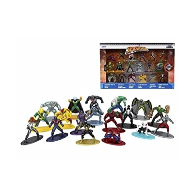 Image of Jada Nano Figures Multi Pack Wave 7 Features 18 Key Character Models; From Spider Man Mark Iv,Electro Vulture,To Mysterio,Superior Venom. Each Figure Stands Roughly 1.65 Tall,253225027,Multicoloured