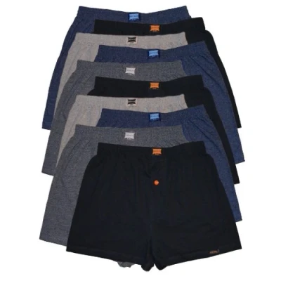 Image of MioRalini 10 Men&#039;s Cotton Boxer, Model: Button Fly Set A01 S3X Large (15.5 In)