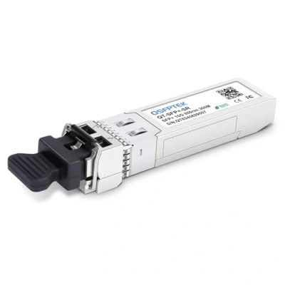 Image of QSFPTEK 10G SR SFP+ 850nm 300M Module 10GBASE Multimode LC Transceiver for Cisco SFP SR, Ubiquiti UF MM 10G, Netgear, Mikrotik, D Link, Supermicro Other Open Switches (850nm, 300M, DDM)