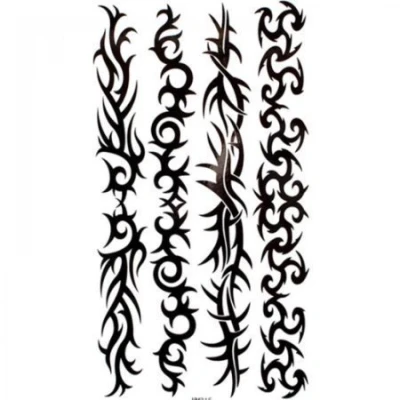 Image of Various Designs Mens Boys Large Black Stars Chinese Dragon Celtic Temporary Tattoo Parties Gift Bags by Fat catz copy (Celtic B17)