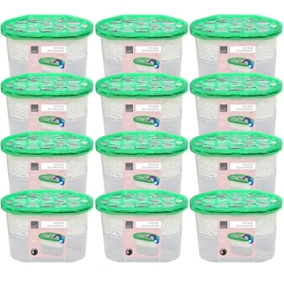 Image of Taylor &amp; Brown Pack of 30 Interior Dehumidifier Condensation Remover Moisture Absorber Damp Mould in Home Kitchen Wardrobe Bedroom Caravan Office Garage Bathroom Basement 500ml