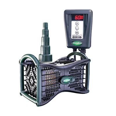 Image of Blagdon Amphibious IQ Energy Saving Pond Pump, for Fountain &amp; Waterfall, Run Dry Protection, Adjustable Power Flow, 4500 9000 Large Pond, Black