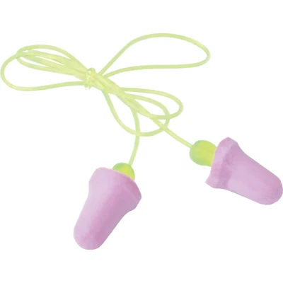 Image of 3M EAR PN 01 004 No touch Corded Plugs (BOX 100 Pairs)