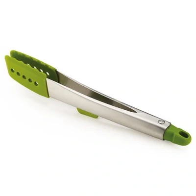Image of Joseph Elevate Stainless Steel Tongs Silicone Heads are Perfect for use with Non Stick cookware and Heat Resistant up to 270C.