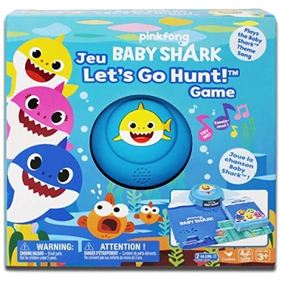 Image of Pinkfong Baby Shark Let&#039;s Go Hunt Card Game
