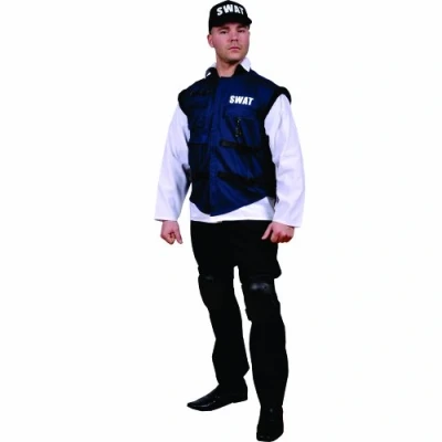 Image of Dress Up America Swat Team Costume For Adults One Size (Adults)