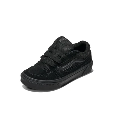 Image of Vans Caldrone Sneaker, Suede/MESH Black/Black, 5 UK Child