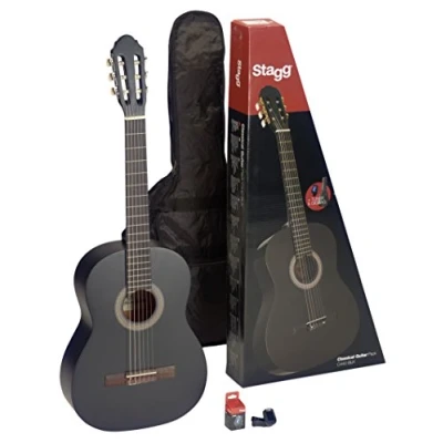 Image of Stagg C440 M BLK PACK Classical Guitar Package Black, 4/4 size