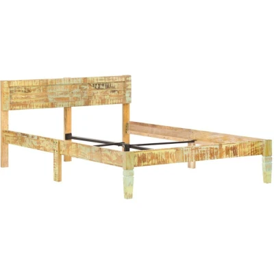 Image of vidaXL Bed Frame without Mattress Solid Reclaimed Wood 120x200cm