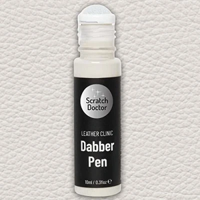 Image of Scratch Doctor Leather Repair Pen Self Seal Dye Recolour Scratches &amp; Marks on Car Seats Interior (Dakota Ivory White)