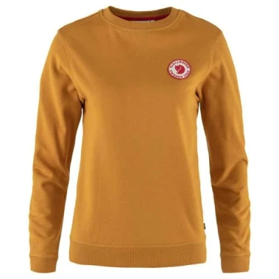 Image of Fjallraven 87230 166 1960 Logo Badge Sweater W Sweatshirt Women&#039;s Acorn Size XXS