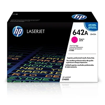 Image of HP CB403A 642A Original LaserJet Toner Cartridge, Magenta, Pack of 1