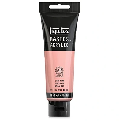 Image of Liquitex Basics Acrylic, 118 ml Tube Pink Portrait Light