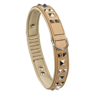 Image of Ferplast Giotto Luxor Dog Collar, 30 34 cm/ 20 mm, Beige