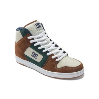Image of DC Shoes Manteca 4 Hi S High Top Leather Skate for Men 40.5 Brown
