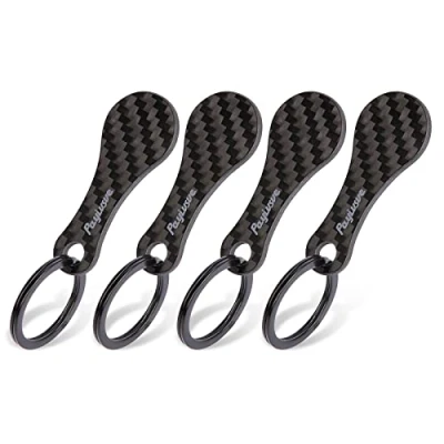 Image of Payivsve 4 Pack Carbon Shopping Trolley Removers Keyring, Durable, Easy To Use, Portable, Removable Utility Cart Wagon Tokens