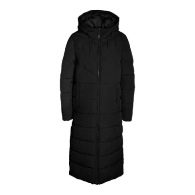 Image of Noisy May Nmdalcon LONG Winter coat, Women&#039;s, Size: 10, Black