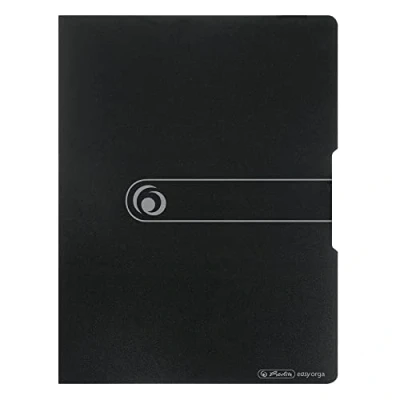 Image of Herlitz A4 Display Book 20 Pockets Opak Schwarz
