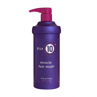 Image of It’s a 10 Haircare Miracle Hair Mask, Conditioning Treatment, For Dry and Damaged Hair, Nourishing Smoothing, 517ml