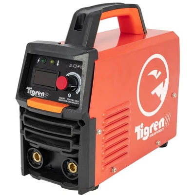 Image of TIGREN Compact Arc Welder Welding Machine 230v MMA Inverter Welder, Digital LCD Display and 3 Meter Leads, Lightweight Design with Accessories 1 Year Warranty (140A)