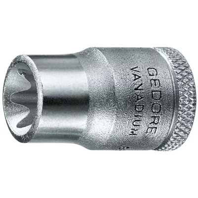 Image of Gedore TX30E10 3/8 Inch E10 x 28 mm Socket Silver