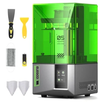 Image of ELEGOO Mars 5 Resin 3D Printer, 4K LCD MSLA UV Printer Automatic Leveling for Beginning, Desktop with Printing Size of 230 x 433.5 mm3