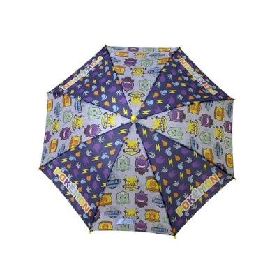 Image of CyP Brands Pokémon Umbrella, Children&#039;s Diameter 54 cm, Automatic, Multicoloured, Official Product, multicoloured